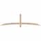 Ekena Millwork Bellingham Smooth Timber Gable Bracket, Douglas Fir, 84"W x 24"H x 3 1/2"D x 3 1/2"F, 7/12 Pitch GBW084X24X0404BEL00SDF - alternate 1